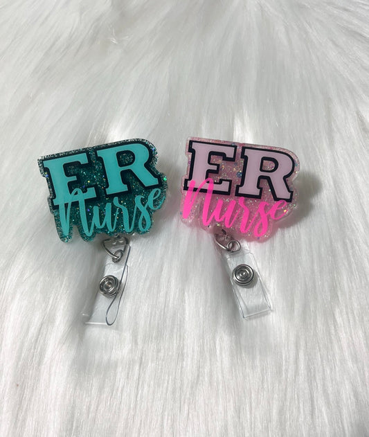 Emergency Room Nurse Badge Reel